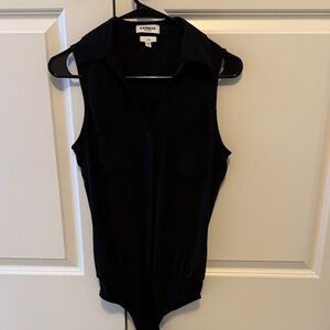 Express Portofino Slim Black Body Suit